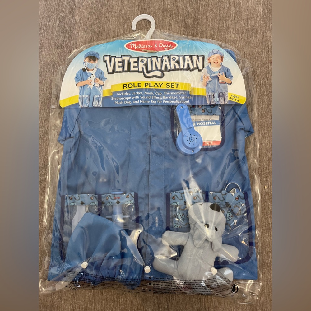 NWT Veterinarian Costume Size 3-6